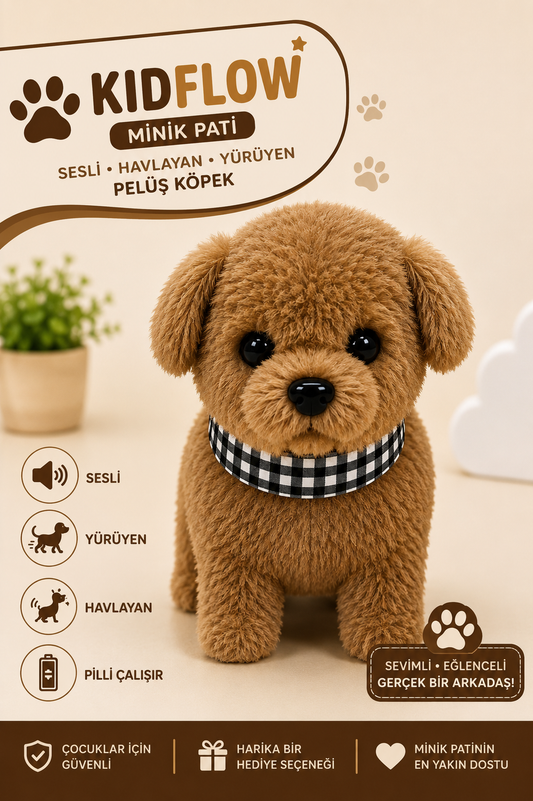 KidFlow™ Yürüyen Peluş Köpek 🐶